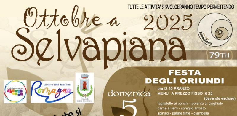 Ottobre a Selvapiana: Festa degli Oriundi